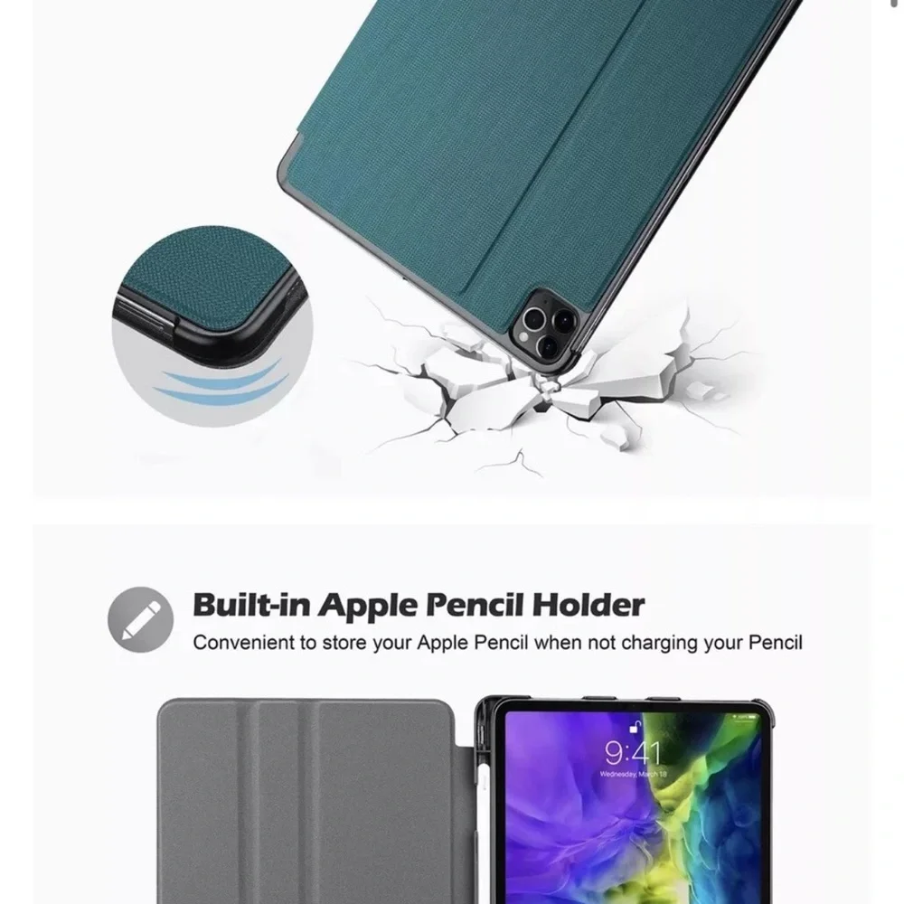 Procase For iPad Pro 11 Inch 2021-2018- Teal